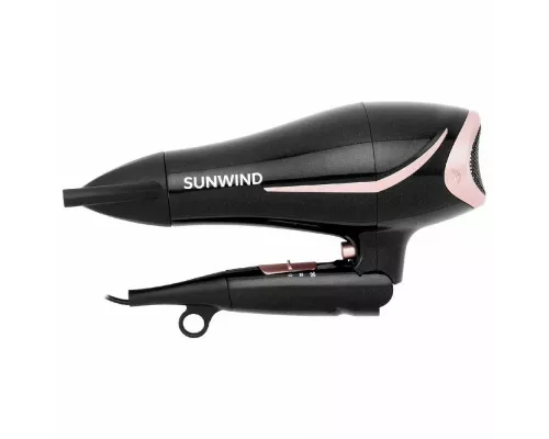 Фен SunWind SUHD 550 черный/розовое золото