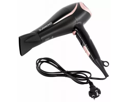 Фен SunWind SUHD 550 черный/розовое золото
