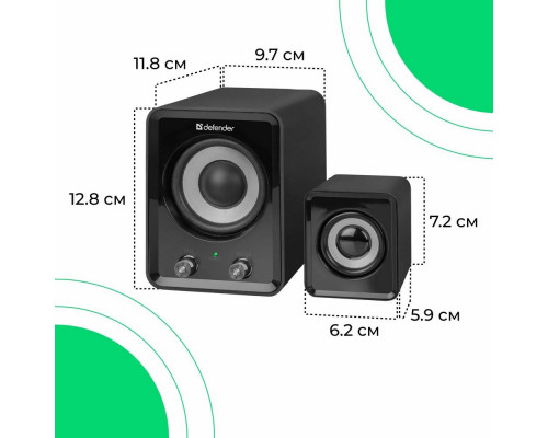 Колонки DEFENDER Z4 2.1,11 вт., Питание от USB