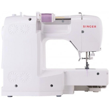 Швейная машина Singer C5205-PR 80 операций, 6 видов петель, нитевдеватель, верт.челнок