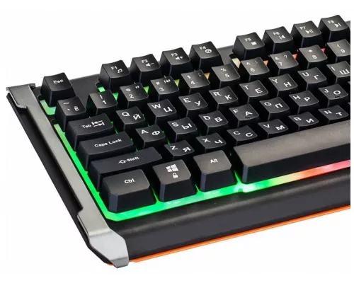 Клавиатура OKLICK 710G черный/серый USB Multimedia