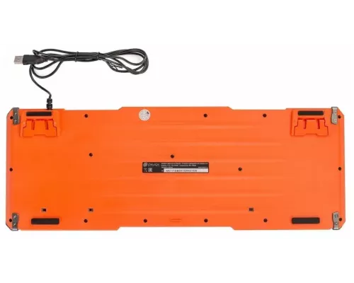 Клавиатура OKLICK 717G черный/серый USB Multimedia LED