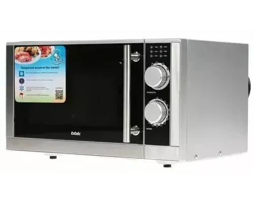 Микроволновая печь BBK 23MWS-929M/BX серебристый/черный