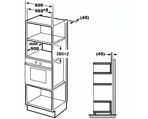 Встраиваемая микроволновая печь Beko MGB 25333 BG
