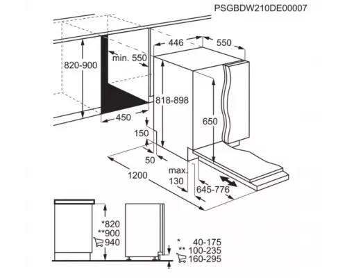 Встраиваемая посудомоечная машина Electrolux EEM43200L
