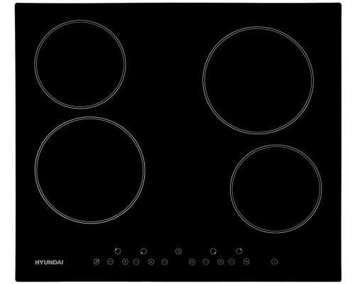 Варочная поверхность Hyundai HHE 6450 BG черный