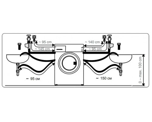 Стиральная машина с сушкой Korting KWD 58L1496