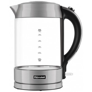 Чайник Rondell RDE-1001 (MC) серебро/черный