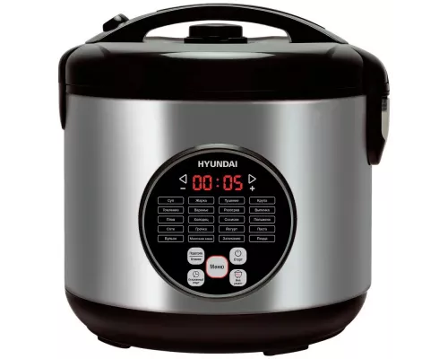 Мультиварка Hyundai HYMC-1615 серебристый/черный