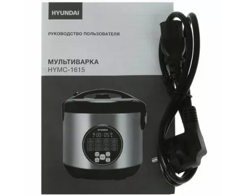 Мультиварка Hyundai HYMC-1615 серебристый/черный