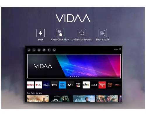 Телевизор Hisense 65U6KQ темно-серый