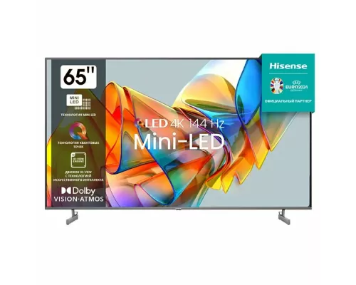 Телевизор Hisense 65U6KQ темно-серый