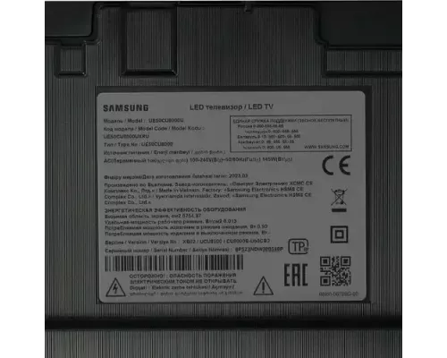 Телевизор Samsung UE50CU8000UXRU черный