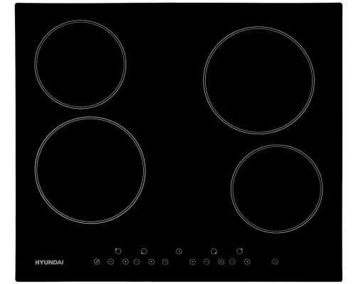 Варочная поверхность Hyundai HHE 6450 BG черный