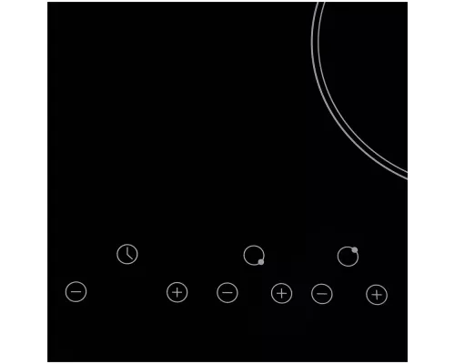 Варочная поверхность Hyundai HHE 6450 BG черный