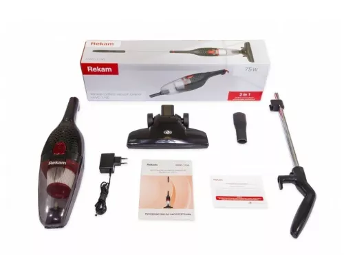 Вертикальный пылесос Rekam HVVC-1150 черный/красный