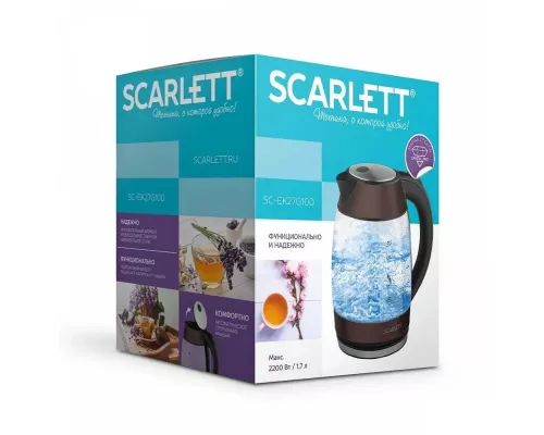 Чайник Scarlett SC-EK27G100 шоколад