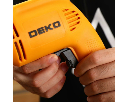 Дрель-шуруповерт сетевая DEKO DKD600W, 063-4181