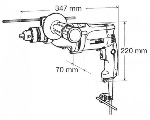 Дрель-шуруповерт Makita DP4011 