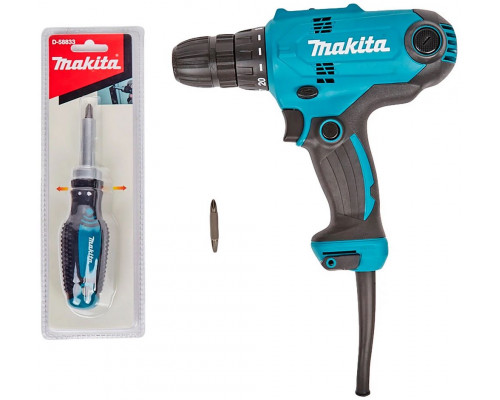 Шуруповерт Makita DF0300X1 320Вт патрон:держатель бит