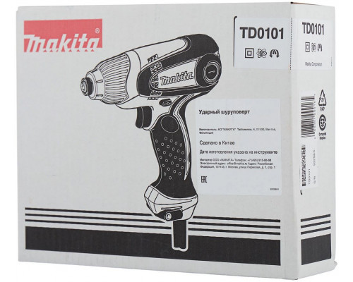 Шуруповерт Makita TD0101 230Вт патрон:держатель бит