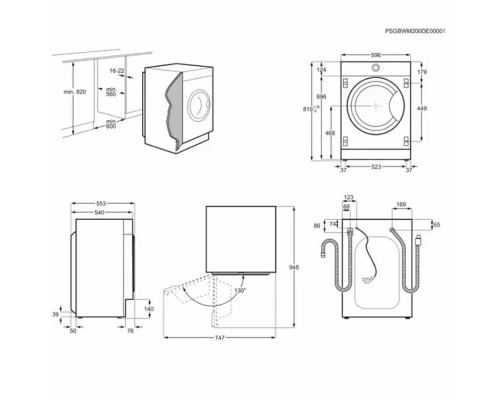 Встраиваемая стиральная машина Electrolux EW8F348SCI