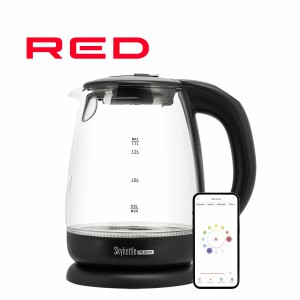 Чайник электрический Red Solution RK-G210S черный/прозрачный 