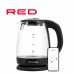 Чайник электрический Red Solution RK-G210S черный/прозрачный 