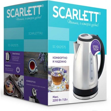Чайник Scarlett SC-EK21S75 (черный)