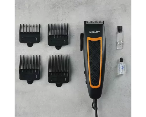 Машинка для стрижки волос Scarlett SC-HC63C18 черный
