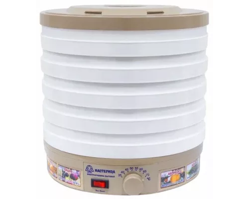Сушилка для овощей и фруктов Мастерица ЭСБ-11/18-300, 5 поддонов, 18 л, вентилятор, круглая