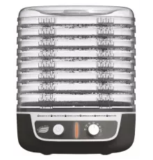 Сушилка для овощей и фруктов Великие Реки Волга-9 черно-белая