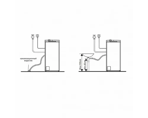 Вертикальная стиральная машина Korting KWMT 1385 I