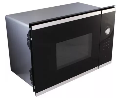Встраиваемая микроволновая печь Bosch BFL523MS0 нержавеющая сталь/черный