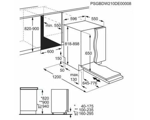 Встраиваемая посудомоечная машина Electrolux EEM48221L