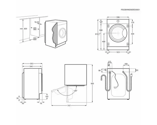 Встраиваемая стиральная машина Electrolux EW8F348SCI