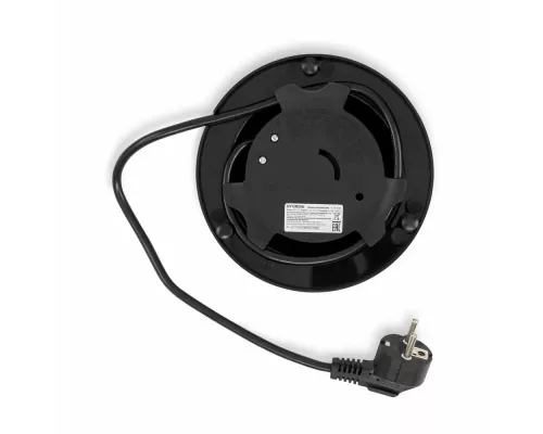 Чайник Hyundai HYK-G3401 черный/серебристый