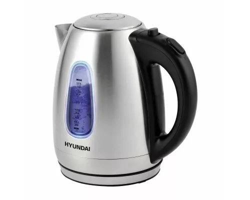 Чайник Hyundai HYK-S2402 серебристый матовый/черный