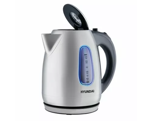 Чайник Hyundai HYK-S2402 серебристый матовый/черный