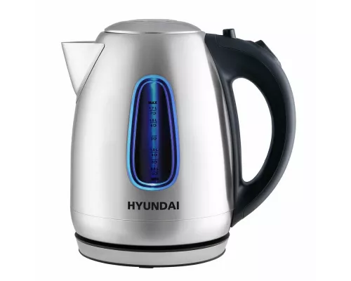 Чайник Hyundai HYK-S2402 серебристый матовый/черный