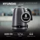 Чайник Hyundai HYK-S4800 фиолетовый/черный