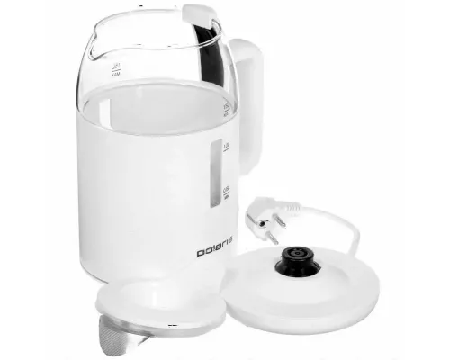 Чайник Polaris PWK1545CGL Water Way Pro белый