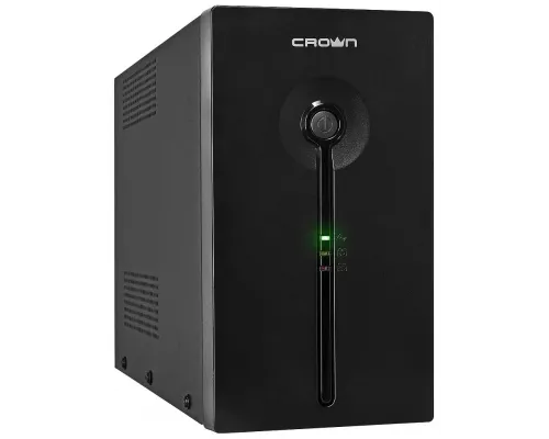 ИБП CROWN CMU-SP800EURO {800VA, металл,1x12V/9AH, розетки 3*EURO+1*IEC bybas} CM000001492