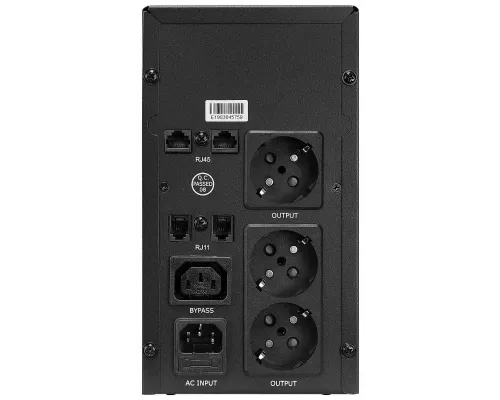 ИБП CROWN CMU-SP800EURO {800VA, металл,1x12V/9AH, розетки 3*EURO+1*IEC bybas} CM000001492