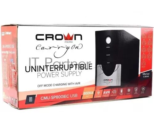 ИБП CROWN Line Intractive CMU-SP800IEC