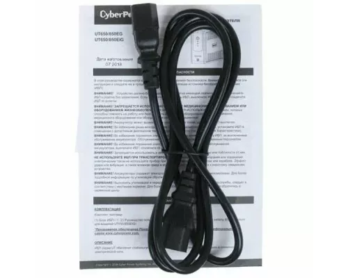 ИБП CyberPower Line-Interactive UT850EIG, 850VA/425W, USB/RJ11/45, (4 IEC С13)