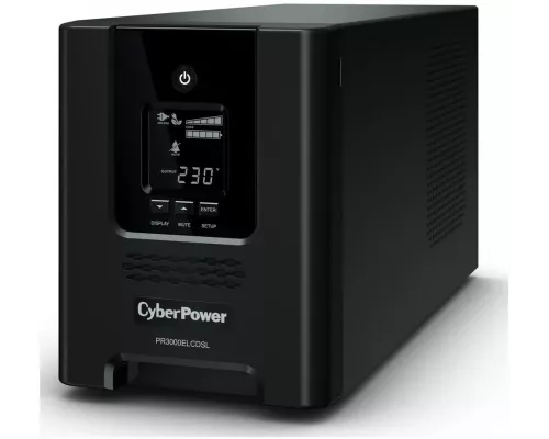 ИБП CyberPower PR3000ELCDSL 3000VA/2700W USB/RJ11/45 (9 IEC)