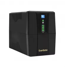 ИБП ExeGate EX292764RUS SpecialPro UNB-600.LED.AVR.2SH.RJ.USB <600VA/360W, LED, AVR, 2*Schuko, RJ45/11, USB, Black>