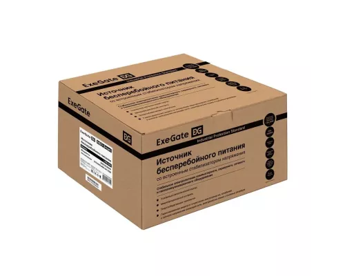 ИБП ExeGate NEO Smart LHB-600.LCD.AVR.8SH.CH.USB <600VA/360W, LCD, AVR, 8*Schuko, USB, 4*USB-порта для зарядки, Black>