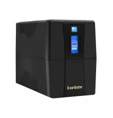 ИБП ExeGate Power Smart ULB-1000.LCD.AVR.4C13 <1000VA/550W, LCD, AVR, 4*C13, Black>